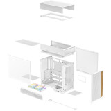 Boîtier DeepCool CL660 White (R-CL660-WHNNA0-G-1)
