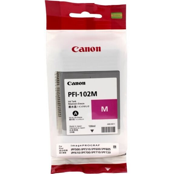 Cartridge Canon PFI-102 Magenta - 0897B001