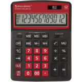 Calculatrice BRAUBERG Extra Color Black/Red (250479)