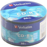 CD-R disc Verbatim 700MB 52x Extra Protection Shrink (50 pcs) (43787)