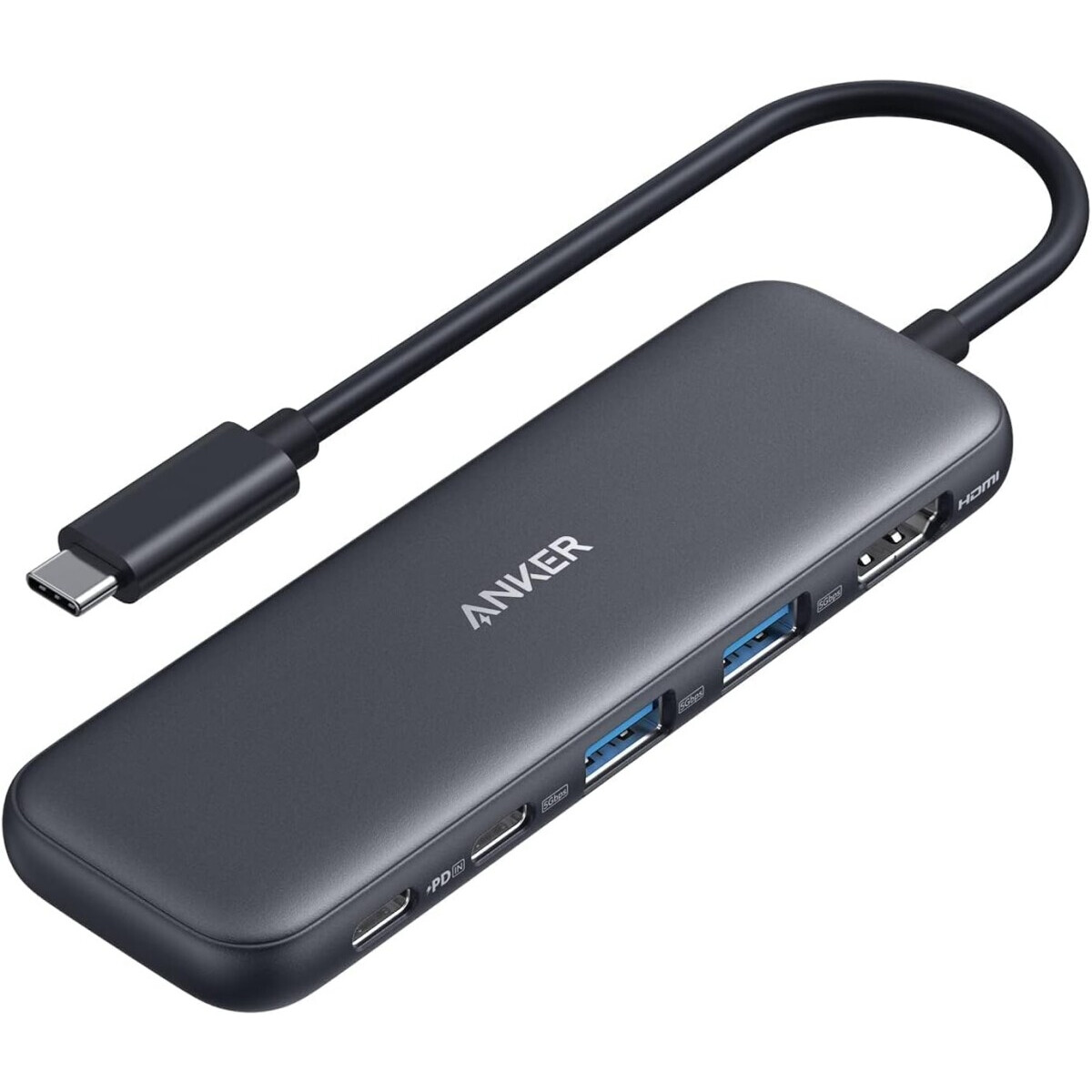 Dockingstation Anker 332 5-in-1 USB-C Hub Black - A8355H11