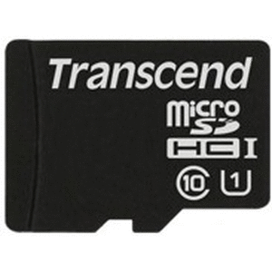 Carte mémoire 16GB MicroSD Transcend (TS16GUSDCU1)