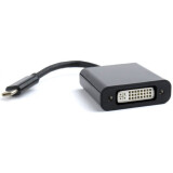 Pārejas savienojums USB Type-C - DVI, Gembird A-CM-DVIF-01