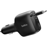 Car charger Belkin Retractable Car Charger 75W (CCC001hqBK)