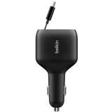 Car charger Belkin Retractable Car Charger 75W (CCC001hqBK)