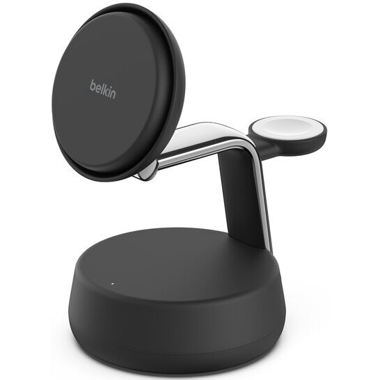 Chargeur sans fil Belkin 3-in-1 Magnetic Charging Dock with Qi2 25W - WIZ040kqCH - photo 2
