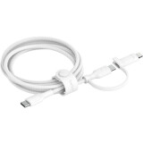 Kabel USB Type-C - USB Type-C/Lightning, 1.5m, Belkin CAC003hq1.5MWH