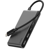 Docking station Belkin 5-Port USB-C Hub with Dual USB-C Ports Space Gray (AVC022hqSGY)