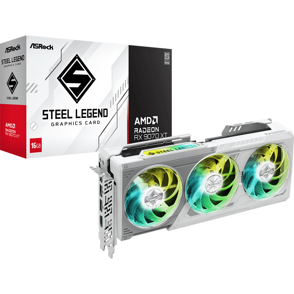 Video Card AMD Radeon RX 9070 XT ASRock Steel Legend 16GB (RX9070XT SL 16G) - photo 6