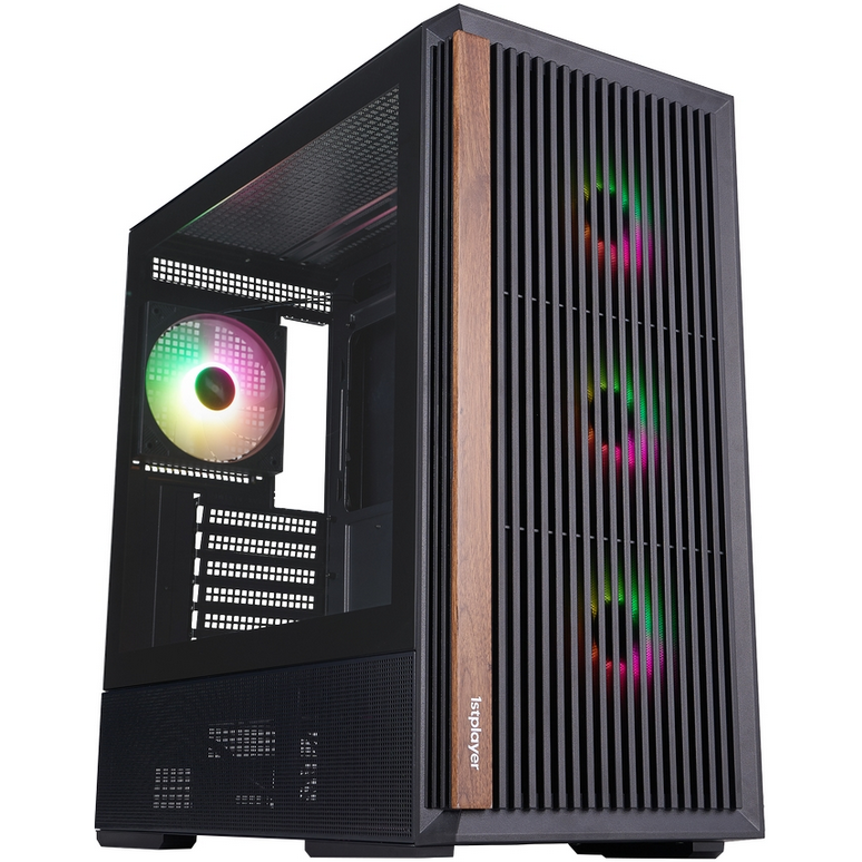 Boîtier 1STPLAYER WD7 ARGB Black - WD7-BK-4FA7-2FA7R