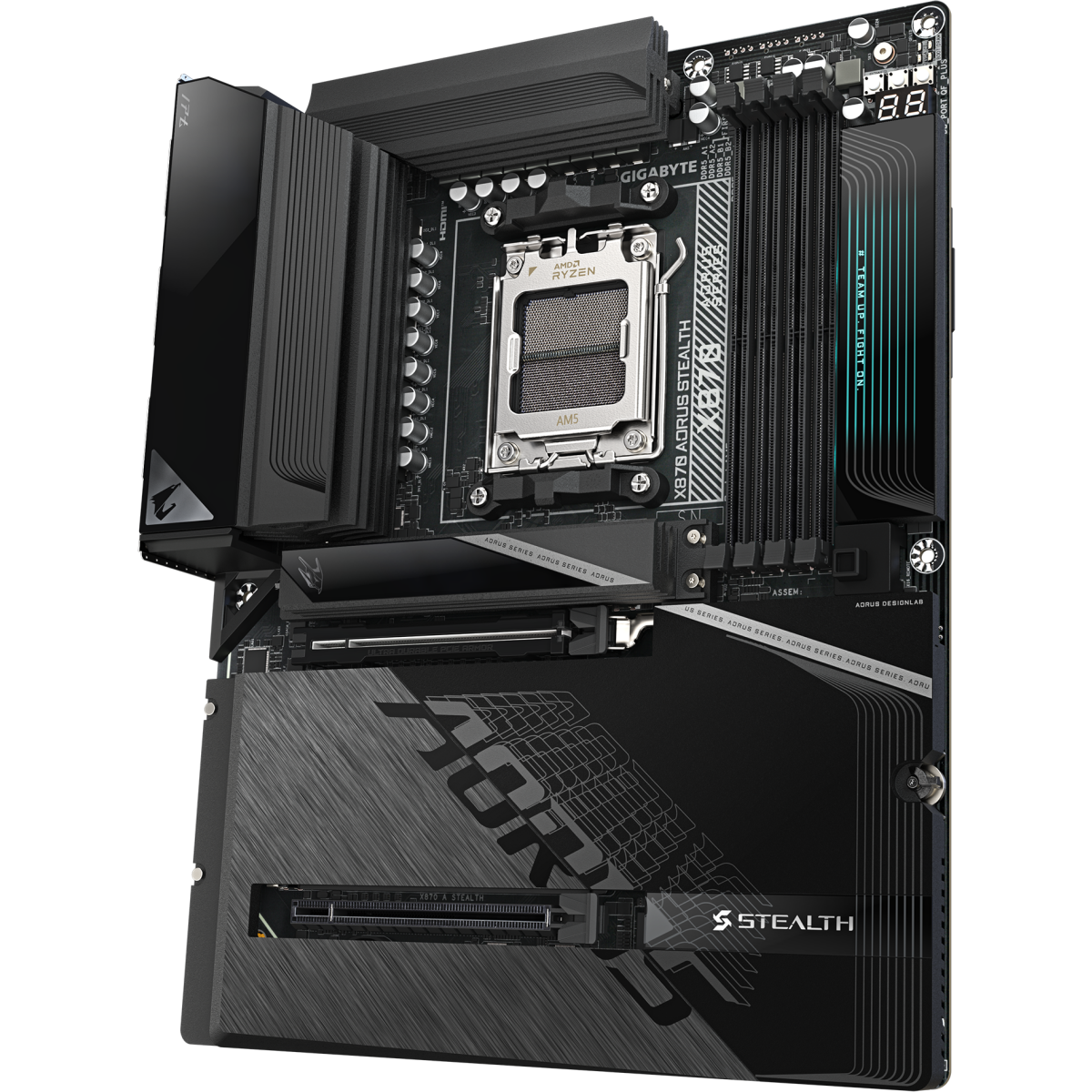 Motherboard Gigabyte X870 AORUS STEALTH - X870 A STEALTH - photo 3