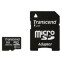 Carte mémoire 8GB MicroSD Transcend + SD adapter (TS8GUSDHC10U1)