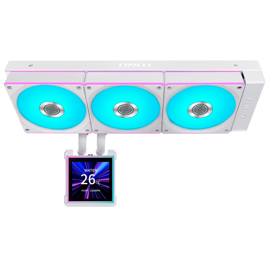 Système de refroidissement liquide Lian Li HydroShift II LCD-S 360CL White - G89.GHS2LCDS36CW.R0 - photo 3