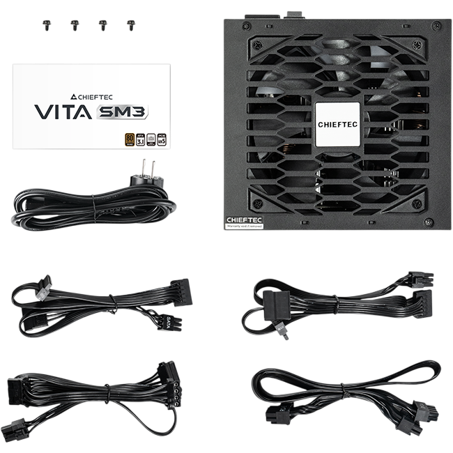 power supply 650W Chieftec Vita SM3 (BPX-650-C) - photo 8