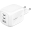 chargeur secteur pour réseau Belkin BoostCharge Pro 3-Port GaN Wall Charger 70W White - WCH018HQWH