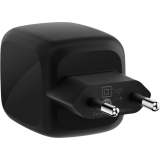 Network charger Belkin BoostCharge Pro Dual USB-C GaN Wall Charger 67W Black (WCH020kqBK)