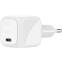 Network charger Belkin BoostCharge USB-C Wall Charger 30W + USB-C Cable White - WCA008kq1MWH-B6 - photo 2