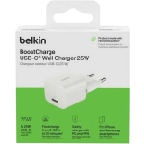 Network charging device Belkin BoostCharge USB-C Wall Charger 25W White (WCA012kqWH)