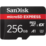 Speicherkarte 256GB MicroSD SanDisk Express (SDSQXFN-256G-GN4NN)