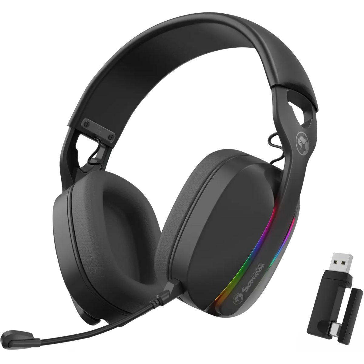 headset MARVO HG9086W Pulz 70W Black - HG9086W BK - photo 2