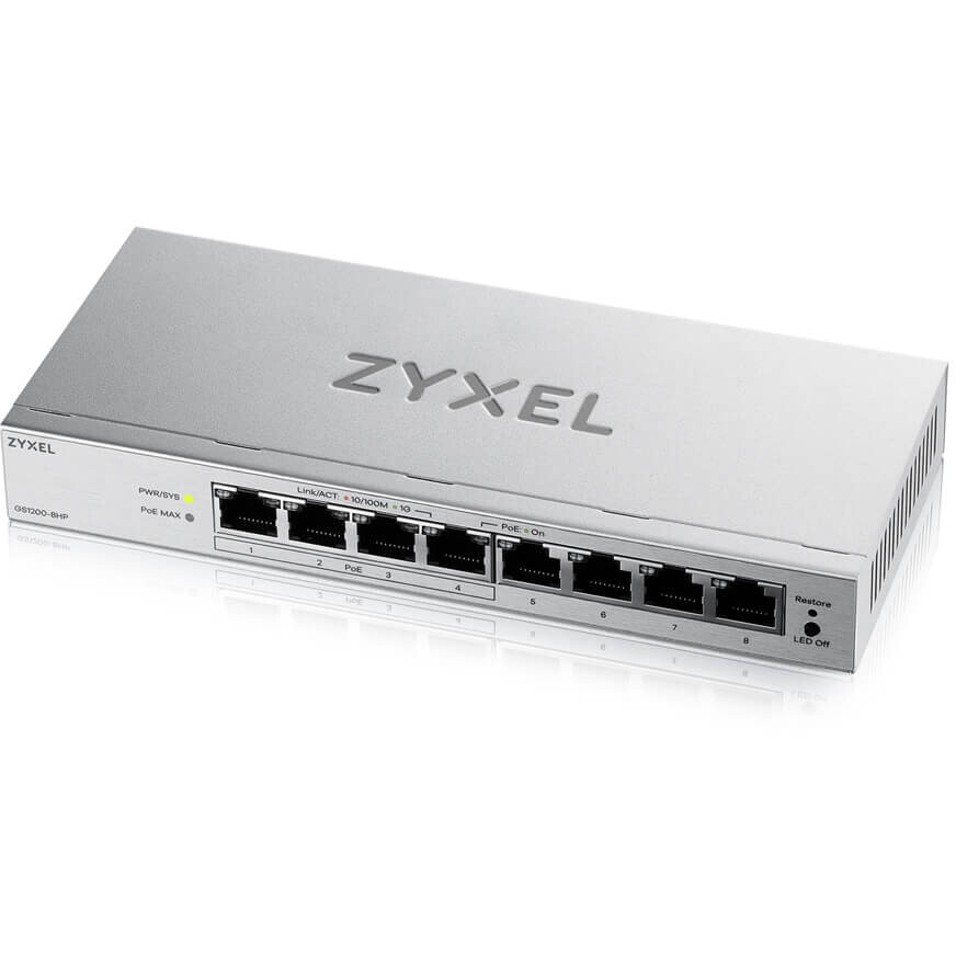 commutateur (switch) Zyxel GS1200-8HP V3 - GS1200-8HPV3 - photo 3