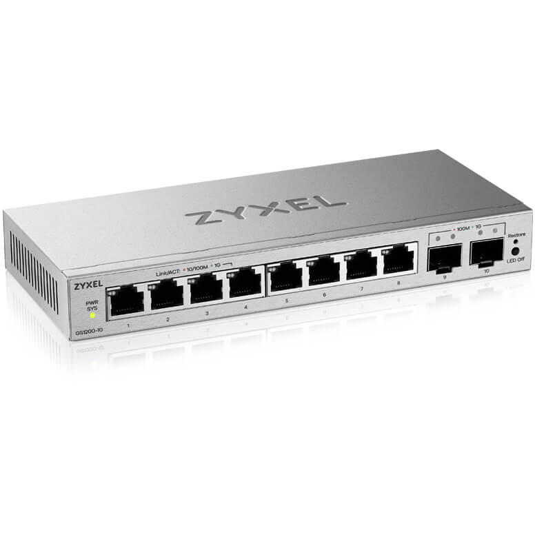 Switch / Commutateur Zyxel GS1200-10 V3 - GS1200-10V3