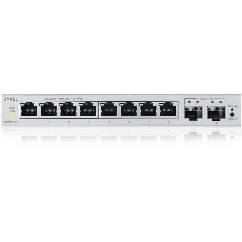 Switch / Commutateur Zyxel GS1200-10 V3 - GS1200-10V3 - photo 2