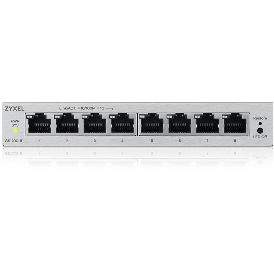 Commutateur (switch) Zyxel GS1200-8 V3 - GS1200-8V3 - photo 2
