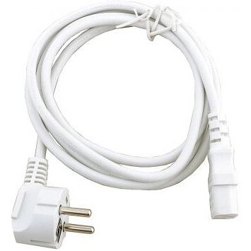 Barošanas kabelis Schuko - IEC-320-C13, 1.8m, Gembird PC-186W-VDE