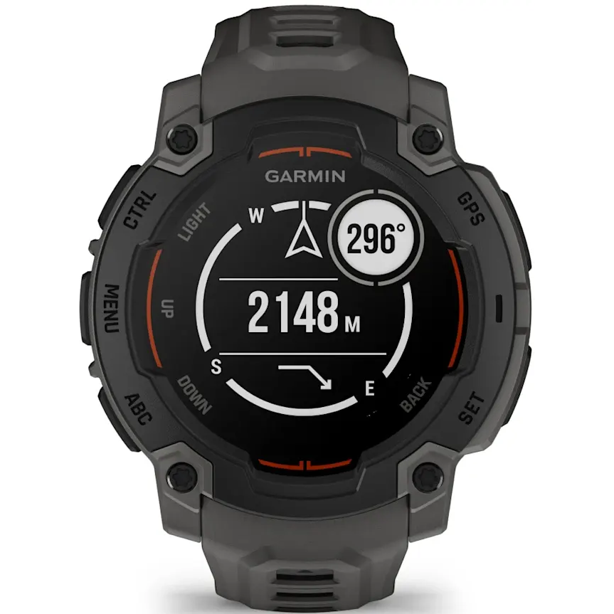 Smartuhren Garmin Instinct E 45 mm Black with Charcoal Band - 010-02933-00 - Foto 5