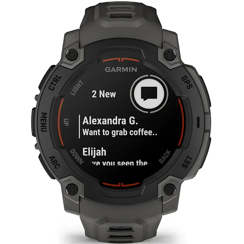 Smartuhren Garmin Instinct E 45 mm Black with Charcoal Band - 010-02933-00 - Foto 6