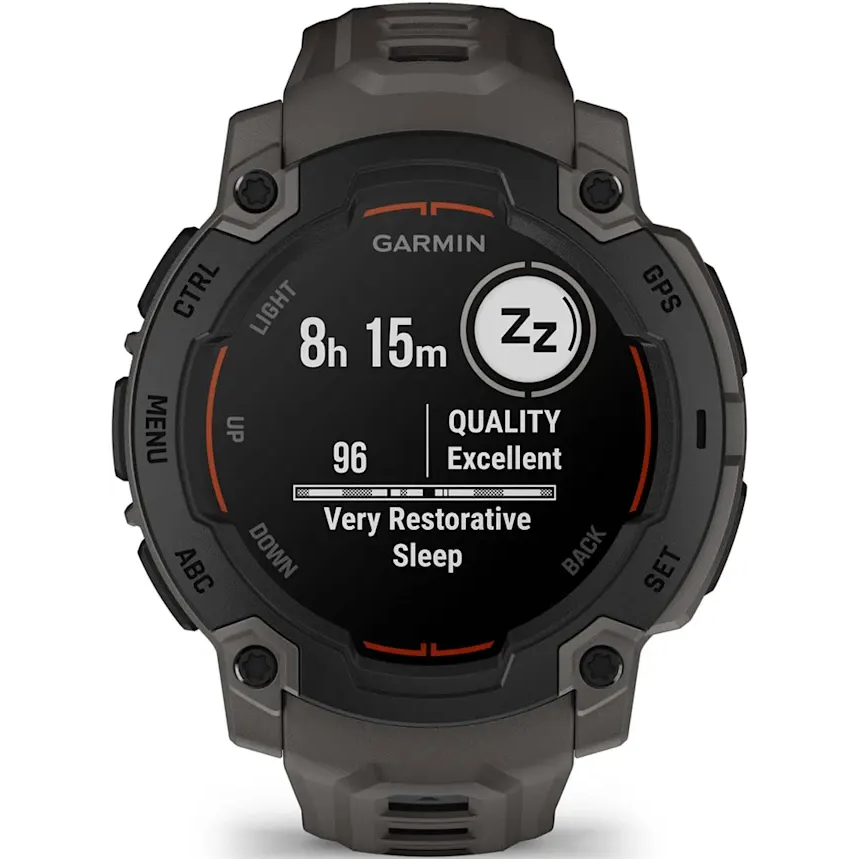 Smartuhren Garmin Instinct E 45 mm Black with Charcoal Band - 010-02933-00 - Foto 7