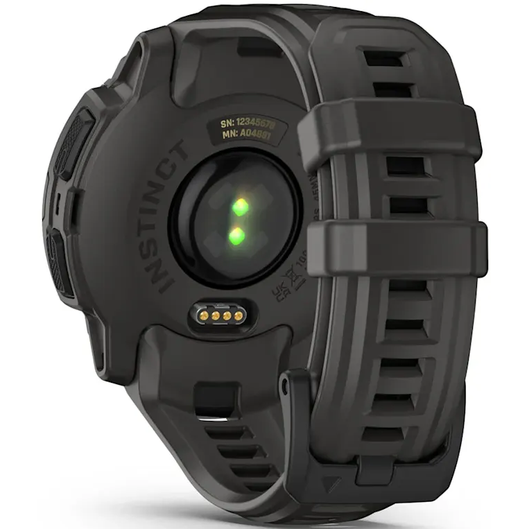 Smartuhren Garmin Instinct E 45 mm Black with Charcoal Band - 010-02933-00 - Foto 11