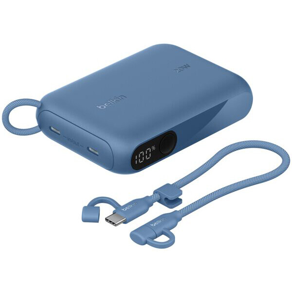 Batterie externe Belkin BoostCharge Power Bank 10K with Display Blue - BPB027hqBL - photo 6