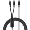 Kabel USB Type-C - 2x USB Type-C, 1.5m, Belkin CAC004hq1.5MBK