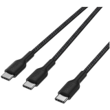 Kabel USB Type-C - 2x USB Type-C, 1.5m, Belkin CAC004hq1.5MBK