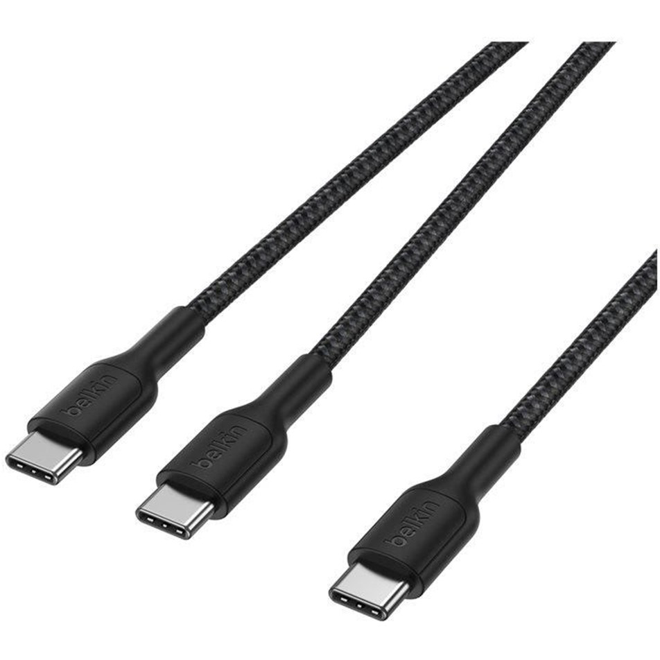 Kabel USB Type-C - 2x USB Type-C, 1.5m, Belkin CAC004hq1.5MBK - Foto 2