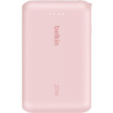 External power bank Belkin BoostCharge Power Bank 10K with Integrated Cable Pink (BPB021hqPK)