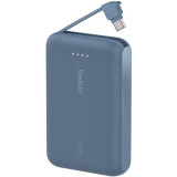 External Power Bank Belkin BoostCharge Power Bank 10K with Integrated Cable Blue (BPB021hqBL)