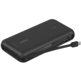 External Power Bank Belkin BoostCharge Power Bank 20K with Integrated Cable Black (BPB024hqBK)