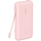 External power bank Belkin BoostCharge Power Bank 20K with Integrated Cable Pink (BPB024hqPK)