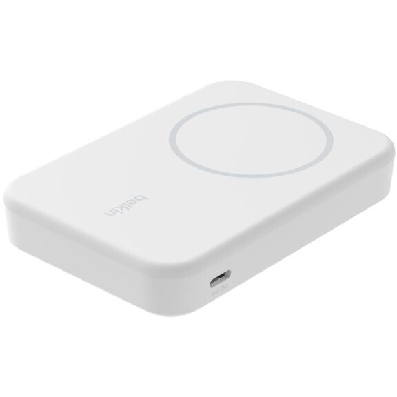 Externer Akku Belkin BoostCharge Pro Magnetic Power Bank with Qi2 15W 8K White - BPD007btWH - Foto 5