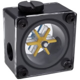 Capteur de débit pour le boucle de refroidissement par liquide Alphacool Eisfluegel flow indicator G1/4 square acetal (17350)