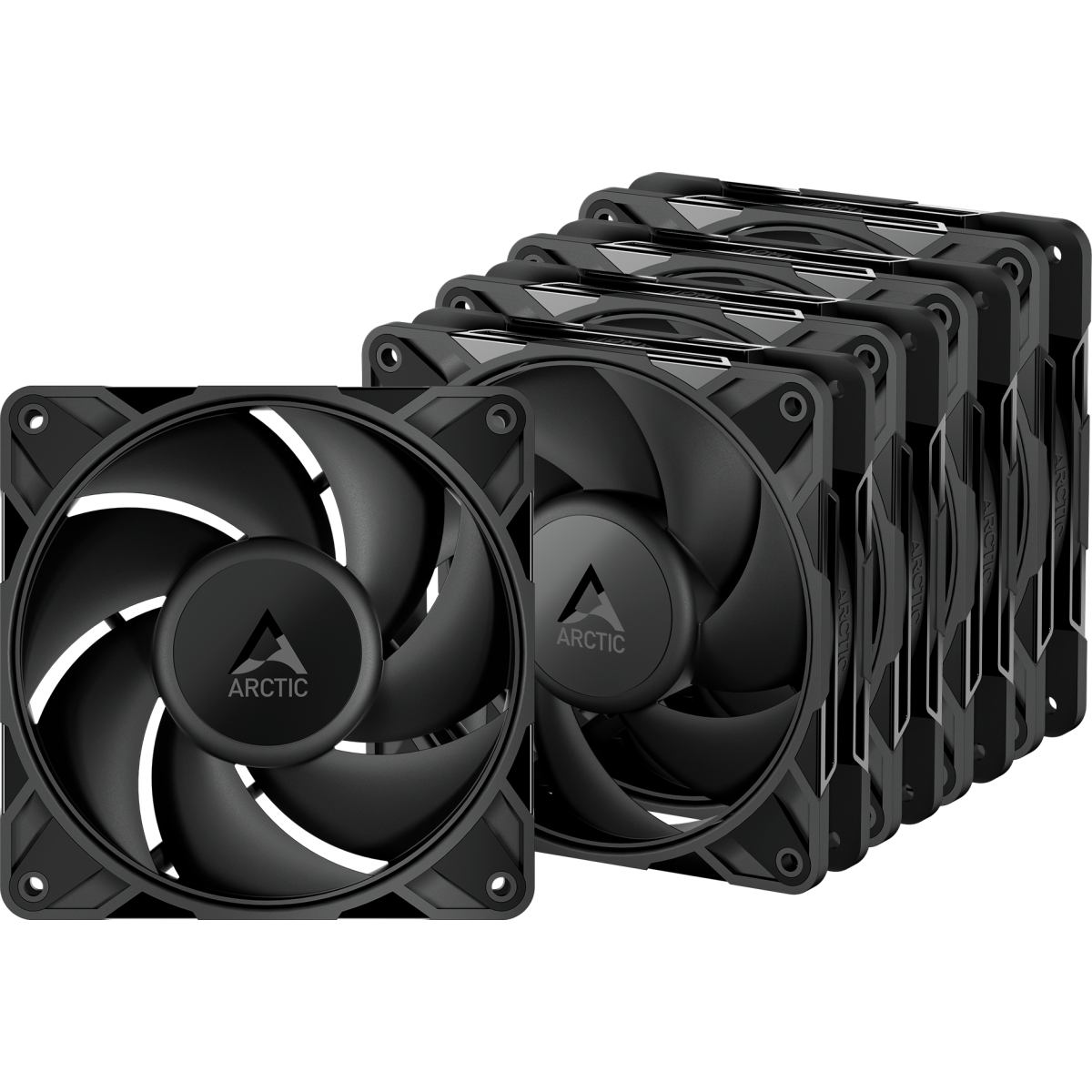 Ventilateur pour boîtier Arctic P12 Pro PST LN Black (5 pcs) - ACFAN00350A