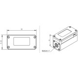Capteur de débit pour le système de refroidissement par liquide Barrowch FBFT03 V2 Black (CH0720)