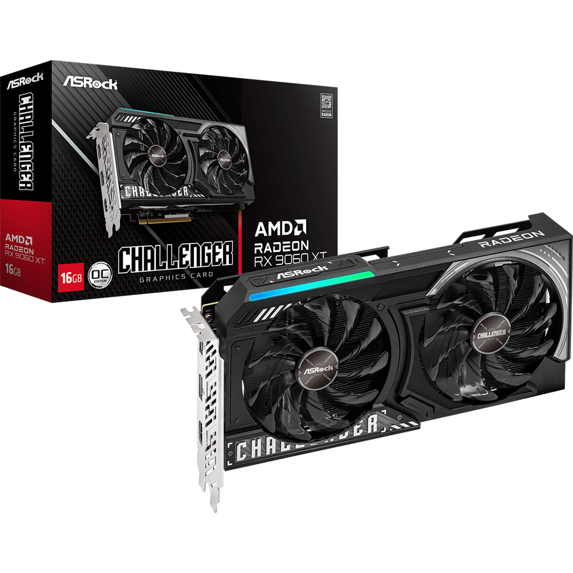 Graphics card AMD Radeon RX 9060 XT ASRock Challenger OC 16GB (RX9060XT CL 16GO) - photo 6