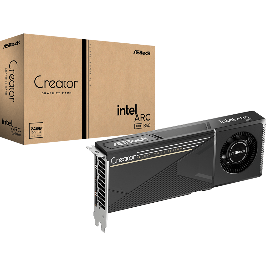 carte graphique Intel Arc Pro B60 ASRock Creator 24GB (B60 CT 24G) - photo 7