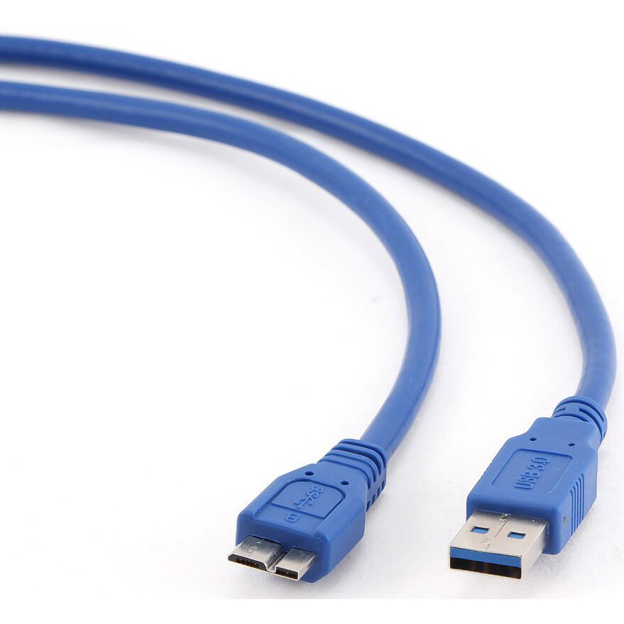 Kabelis USB 3.0 A (M) - microUSB B (M), 0.3m, Gembird CCP-mUSB3-AMBM-1
