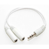 Connection en couple 5bites 3.5 Jack (M) - 2x 3.5 Jack (F) (AA-3MF2-02WH)