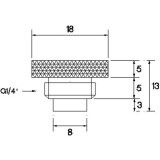 Capteur de température pour le système de refroidissement par liquide Barrow TCWD-V1 White (BA0927)